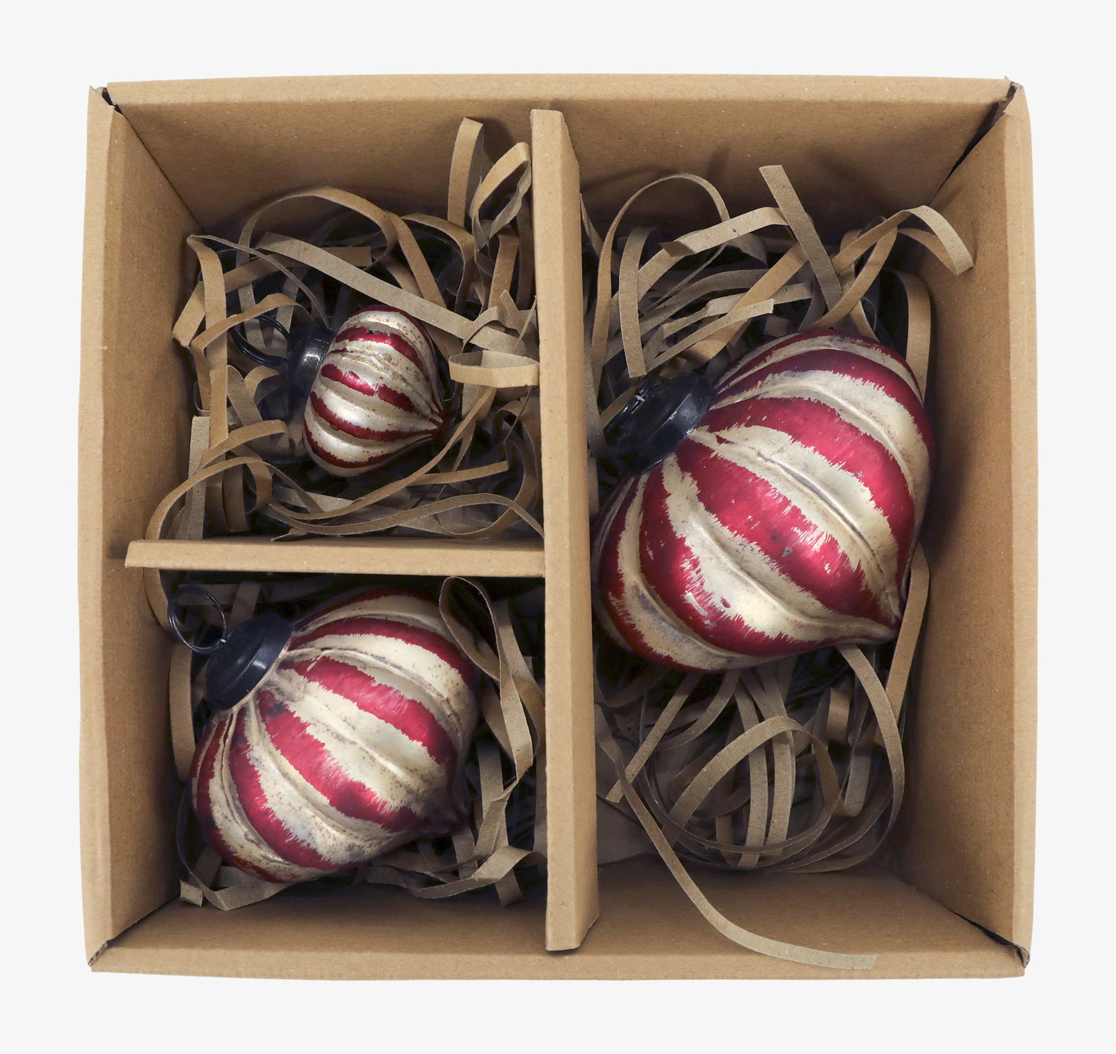 Julkulor i Ask 3-pack Cherry Champagne Ø11 cm Chic Antique Julgranshänge/julgransdekoration