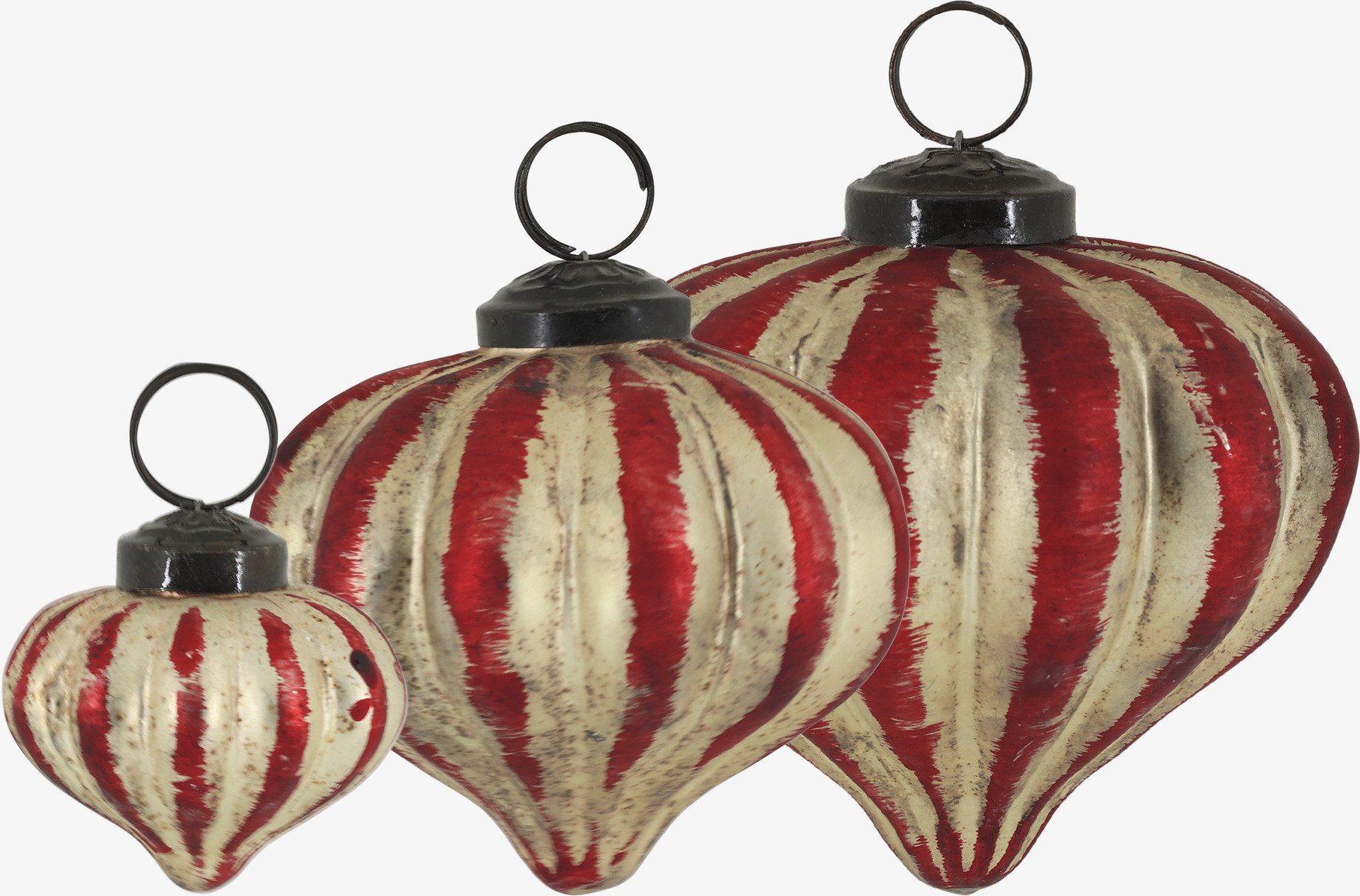 Julkulor i Ask 3-pack Cherry Champagne Ø11 cm Chic Antique Julgranshänge/julgransdekoration