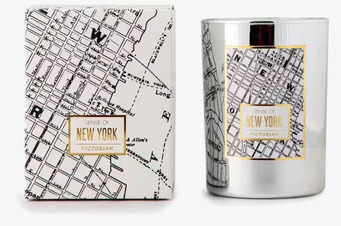 Bild av elegant ljus med New York-kartdesign