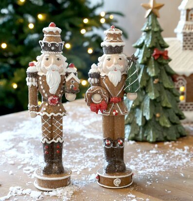 Noël Nötknäppare 2-pack Mocca 17 cm Chic Antique Övrig prydnad/dekoration för inredning innemiljö