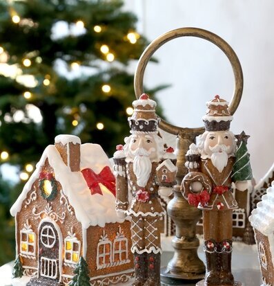 Noël Nötknäppare 2-pack Mocca 17 cm Chic Antique Övrig prydnad/dekoration för inredning innemiljö