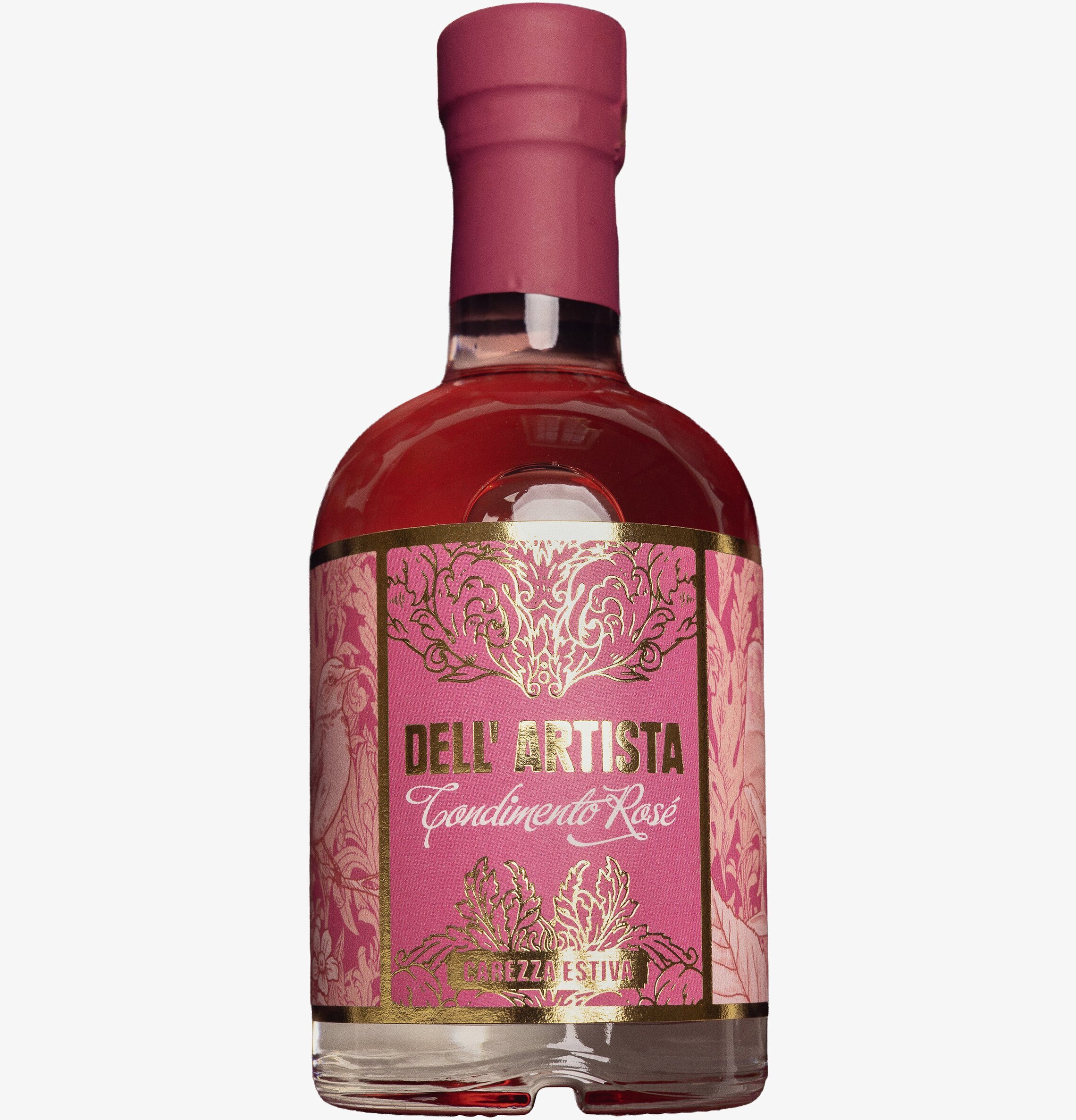 Rosébalsamico Condimento Rosé 250 ml Dell Artista Såser, dipp och smaksättare Ketchup Hot Sauce Heta såser