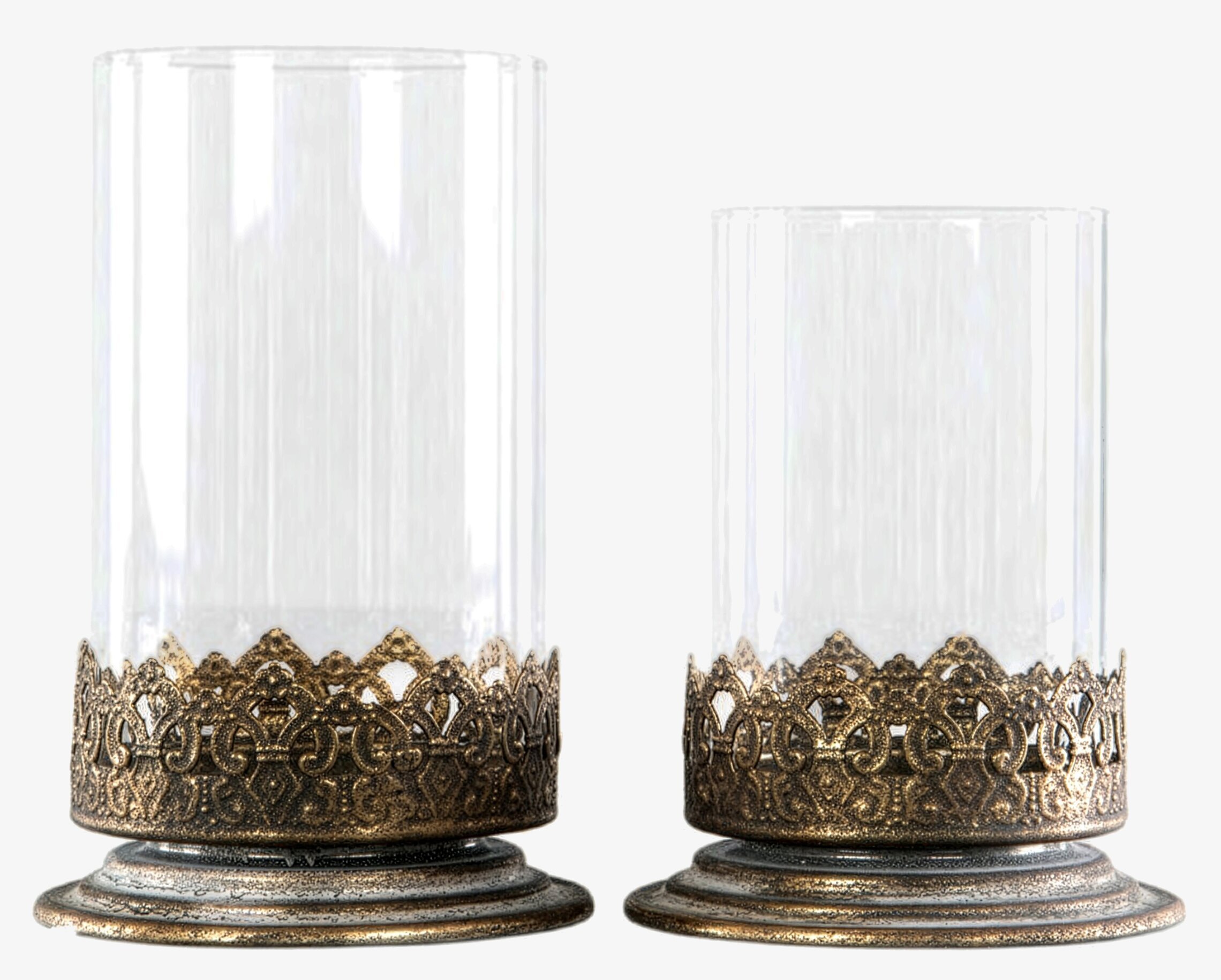 Ljuslykta Empire Guldbrun 2-pack A Lot Decoration Lyktor Endless Light Ljuslyktor