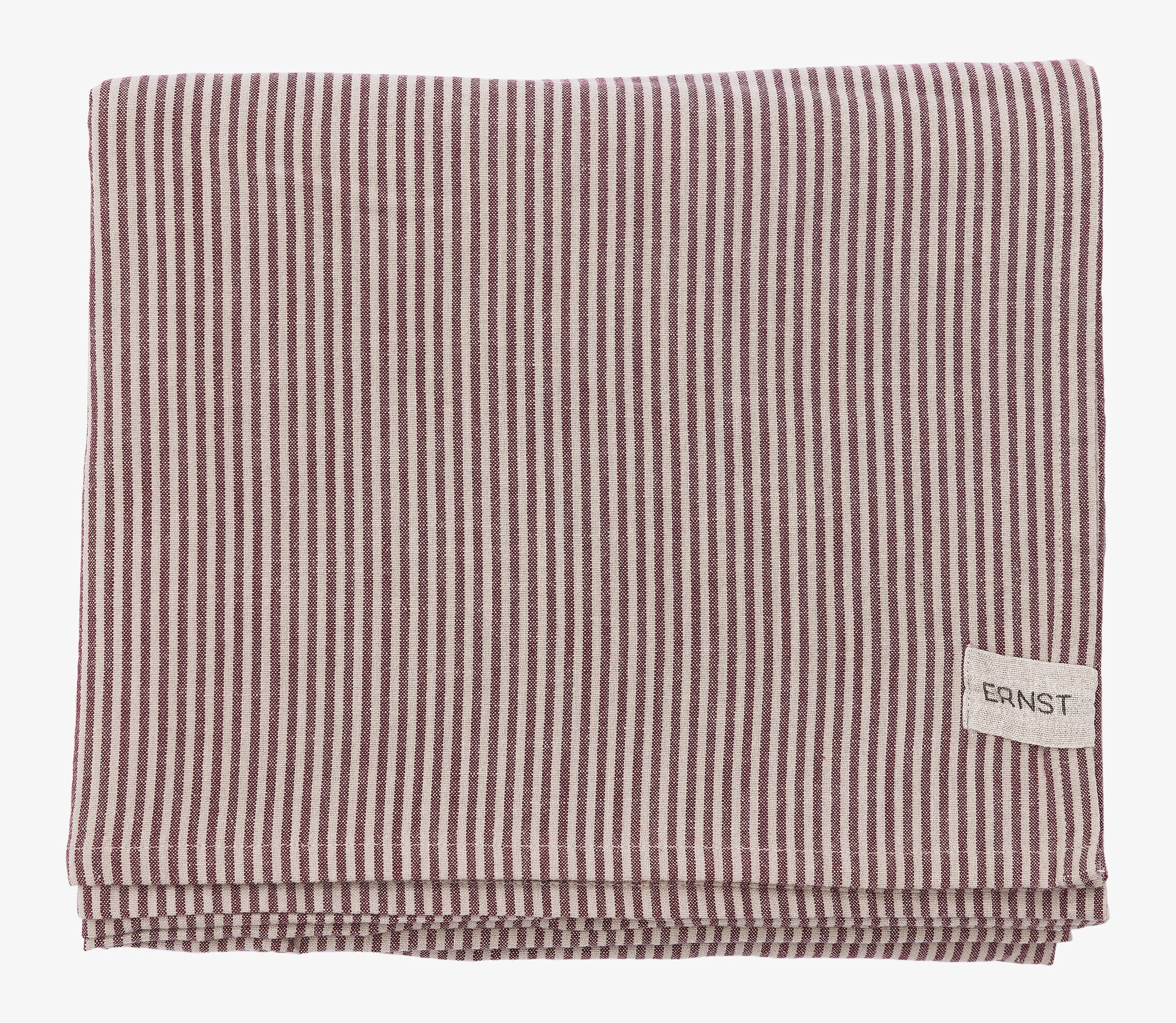 Duk Randig Röd/Beige 145x300 Ernst Bordsdukar & löpare bordslöpare