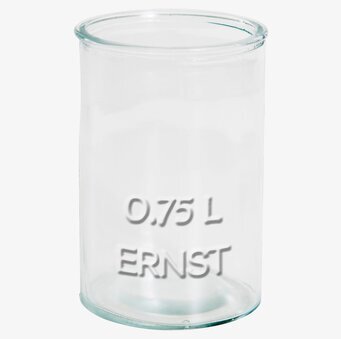 Bild av glasburk med modern och funktionell design