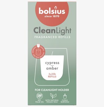 Foto av doftljusrefill 2-pack Cypress & Amber 2x20h
