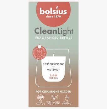 Bild på doftljusrefill 2-pack cederträ & vetiver