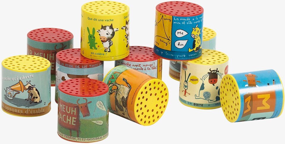 Speldosa Muu från Derriére la porte i färgglad design