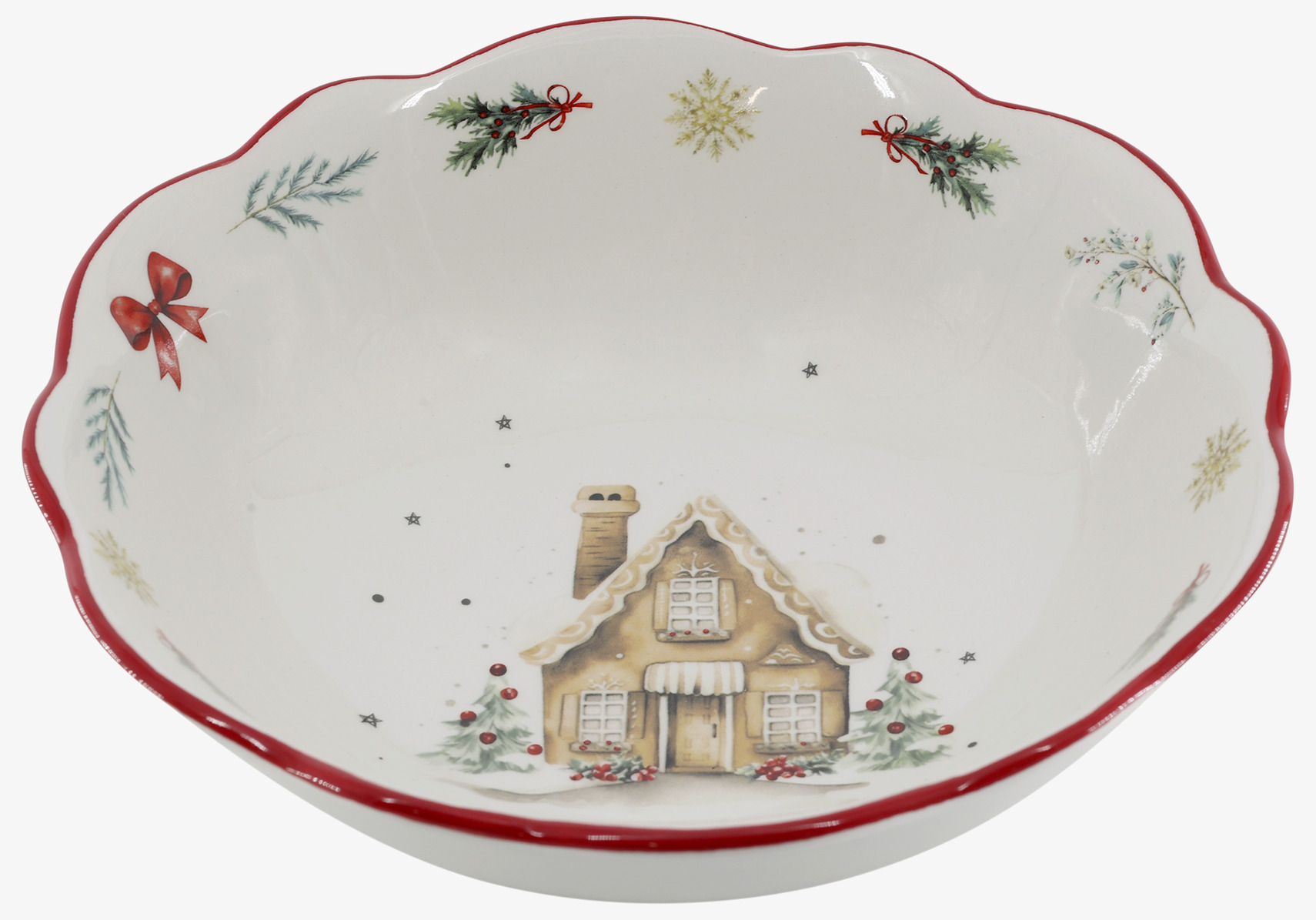 Skål Chalet de Noël Cherry Ø21 cm Chic Antique Skålar att äta ur tilltugg Såskannor/Vispskål servering