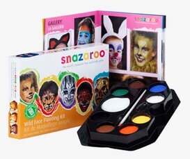 Bild av färgglad ansiktsfärg för kreativ ansiktsmålning