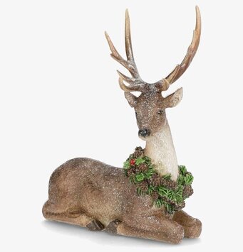 Hjort Krans Liggande A Lot Decoration Statyer, statyetter, figuriner för inomhusbruk eller altaner Ballerinor