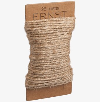 Bild av naturligt jutesnöre med hållbara egenskaper