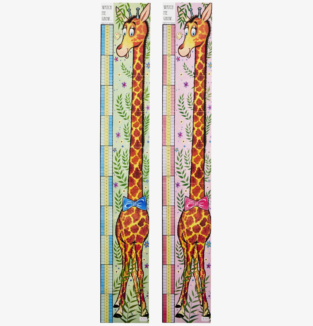 Mätsticka Grön från Rice: Giraffdesign för barnets tillväxt
