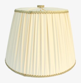 Bild av elegant lampskärm med krämfärgad design