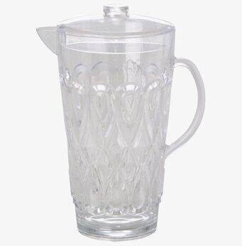 Bild av elegant kanna med mönster och praktisk design