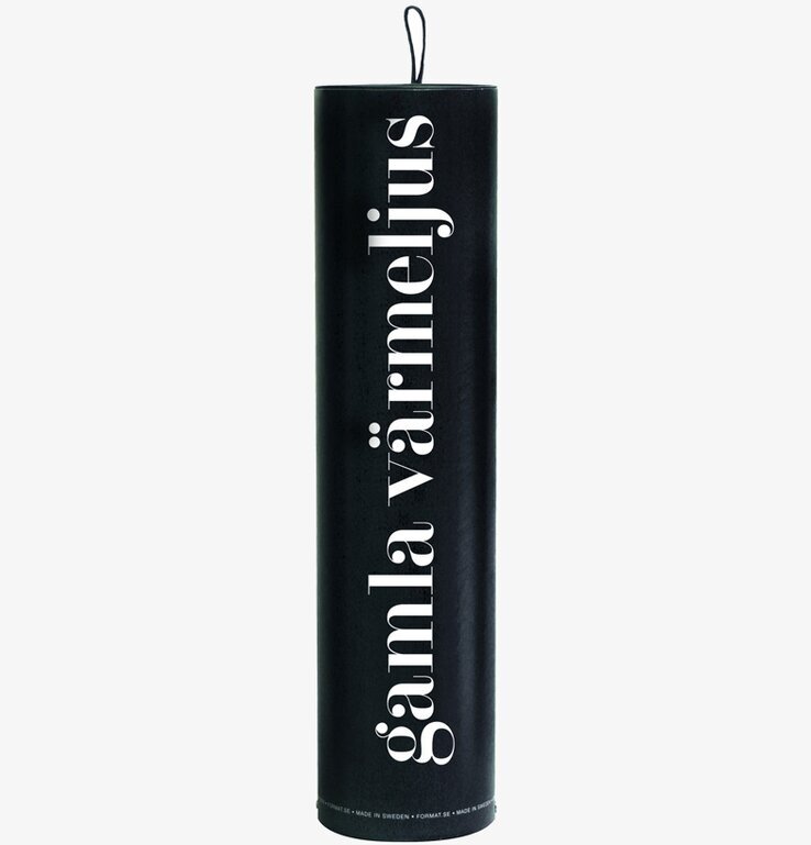 RecyclingTubes Gamla Värmeljus från Format, svart cylinder