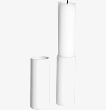 Foto av stilren ljusstump med minimalistisk design