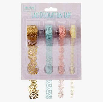 Bild av dekorativ tejp med unika mönster och färger