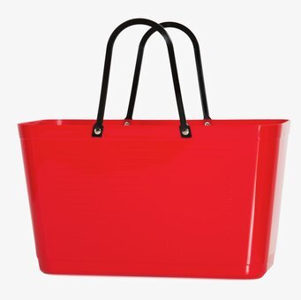 Foto av röd väska: stilren, praktisk och mångsidig