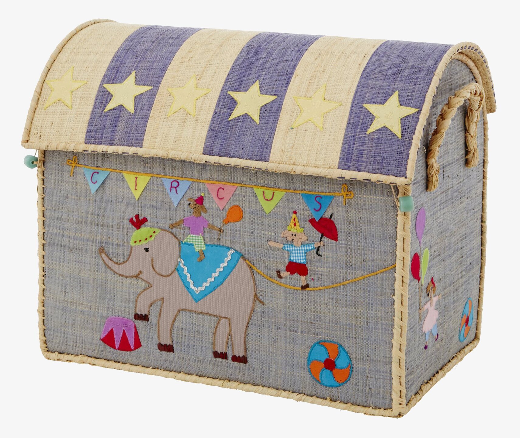 Förvaringskorg Medium Circus från Rice med cirkustema