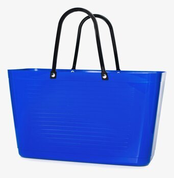 Bild av livfull blå väska för stil och funktionalitet