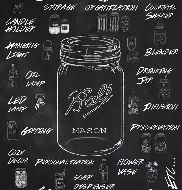 Piggy Bank från Ball Mason Jar med mångsidig användning