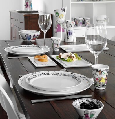 Bild av inbjudande dukning med modern och lekfull design