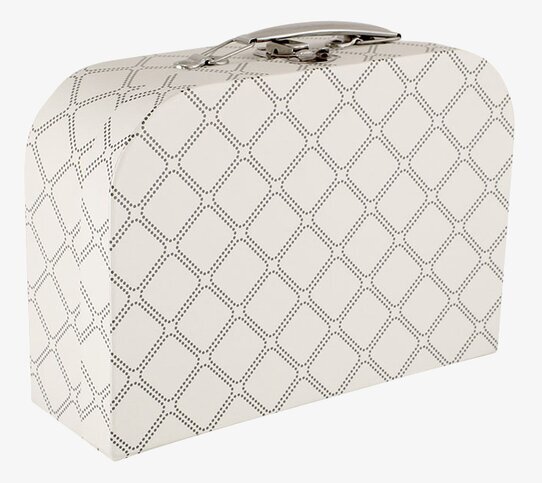 Väska Svart från Strömshaga med stilrent diamantmönster