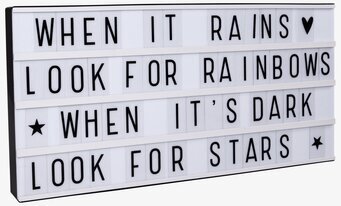 Foto av elegant och flexibel ljusbox med svart ram