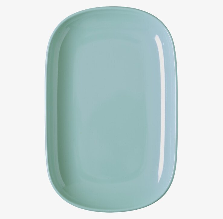 Bild av elegant mintfärgad lunchassiett med modern design