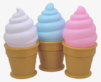 Bild av dekorativa glasslampor i pastellfärger