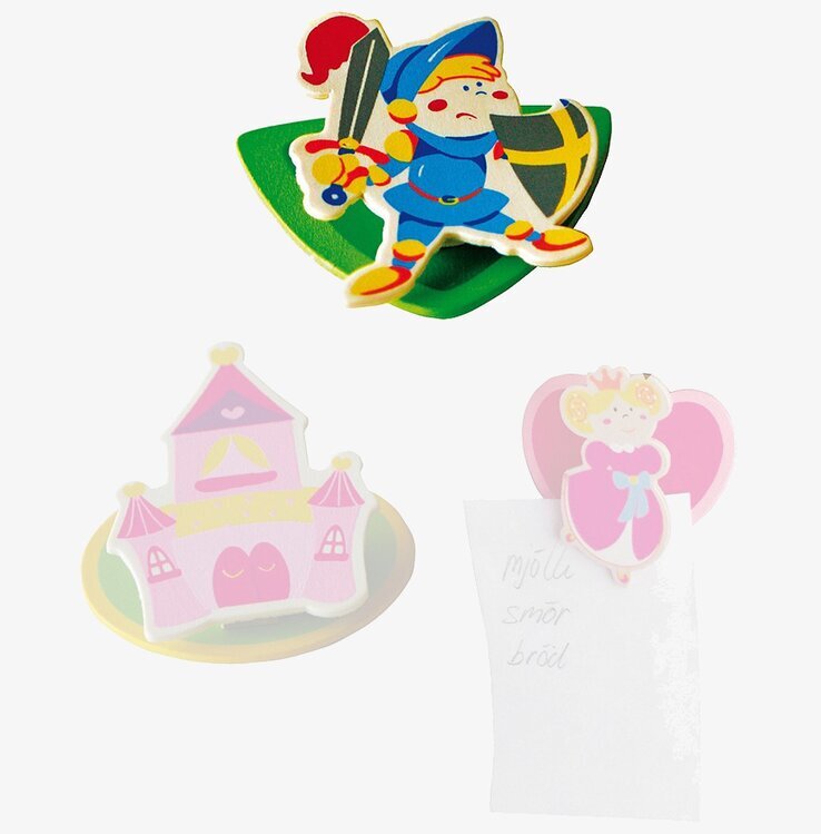 Magnetclips i trä från Annat, färgglada och praktiska