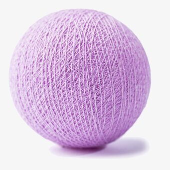 Bild av dekorativ ljuslila boll för stilren inredning