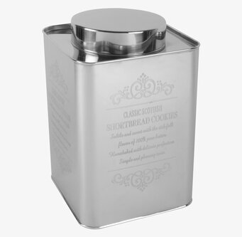 Bild av elegant och praktisk metallburk för kakor