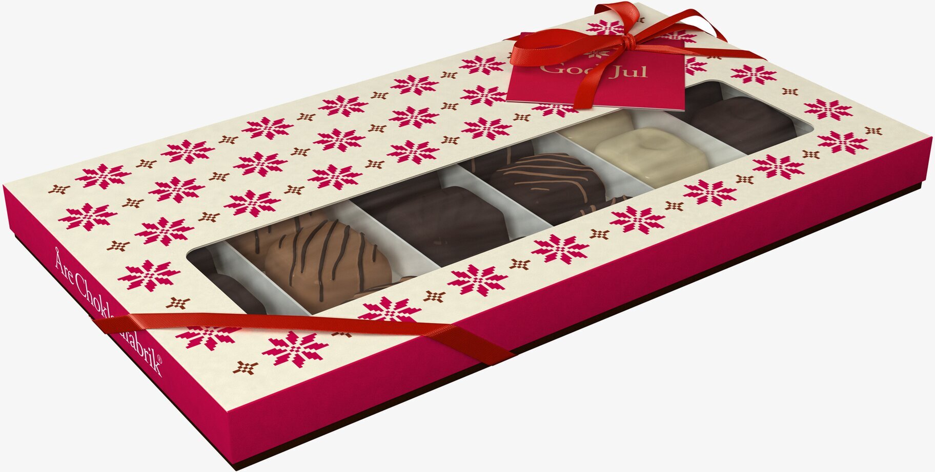 Julask 250 g från Åre Chokladfabrik med juldesign