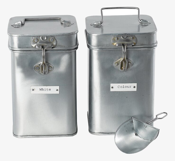 Tvättmedel Colour/white från House Doctor i borstad metall