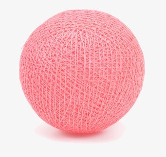 Bild av dekorativ rosa boll med fascinerande textur