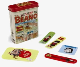 Bild av färgglada serietidningsinspirerade objekt