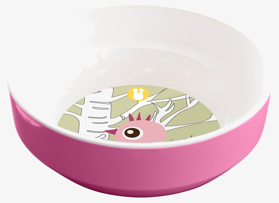 Bild av färgglad skål med lekfull design och motiv