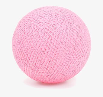 Bild av rosa ljusboll med nätmönster och textur