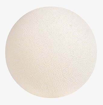 Bild av sfärisk lampa i minimalistisk elfenbensdesign