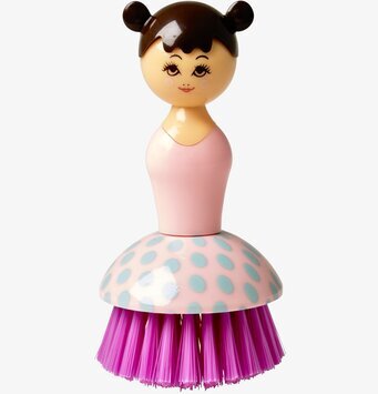 Bild av lekfull diskborste - färgglad och unik design