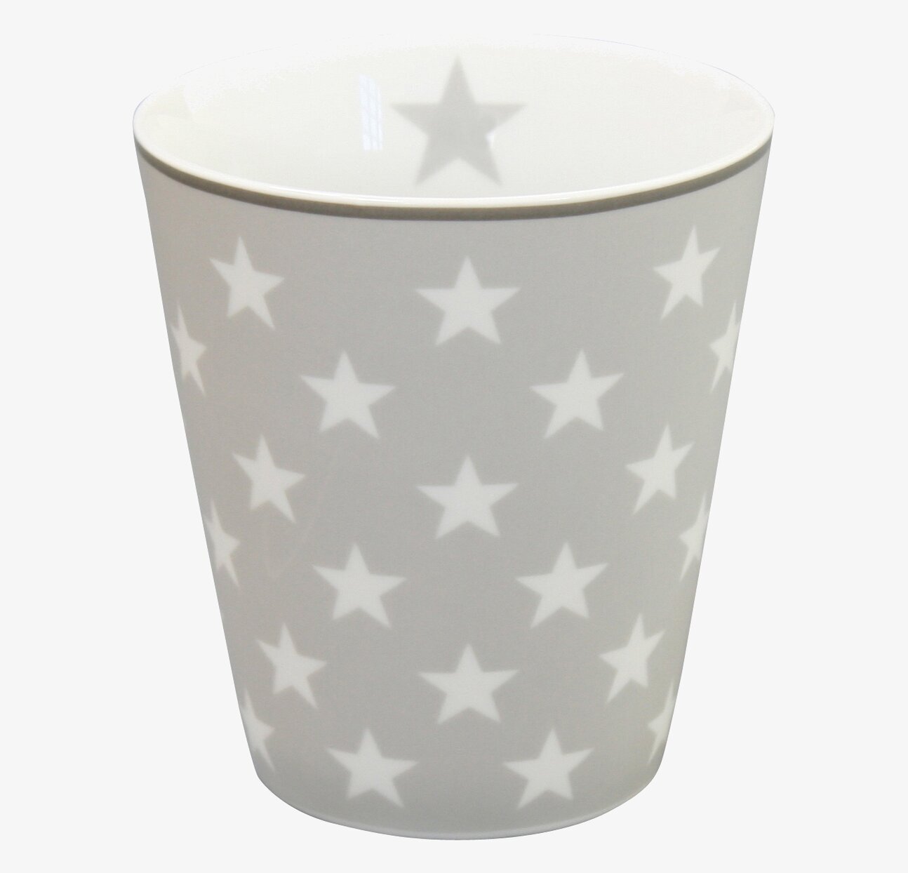 Happy Mugs - Star Ljusgrå från Krasilnikoff på köksbänk