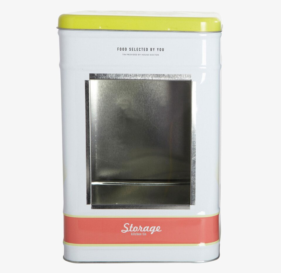 Plåtburk Specerier, gul från House Doctor med gul lock