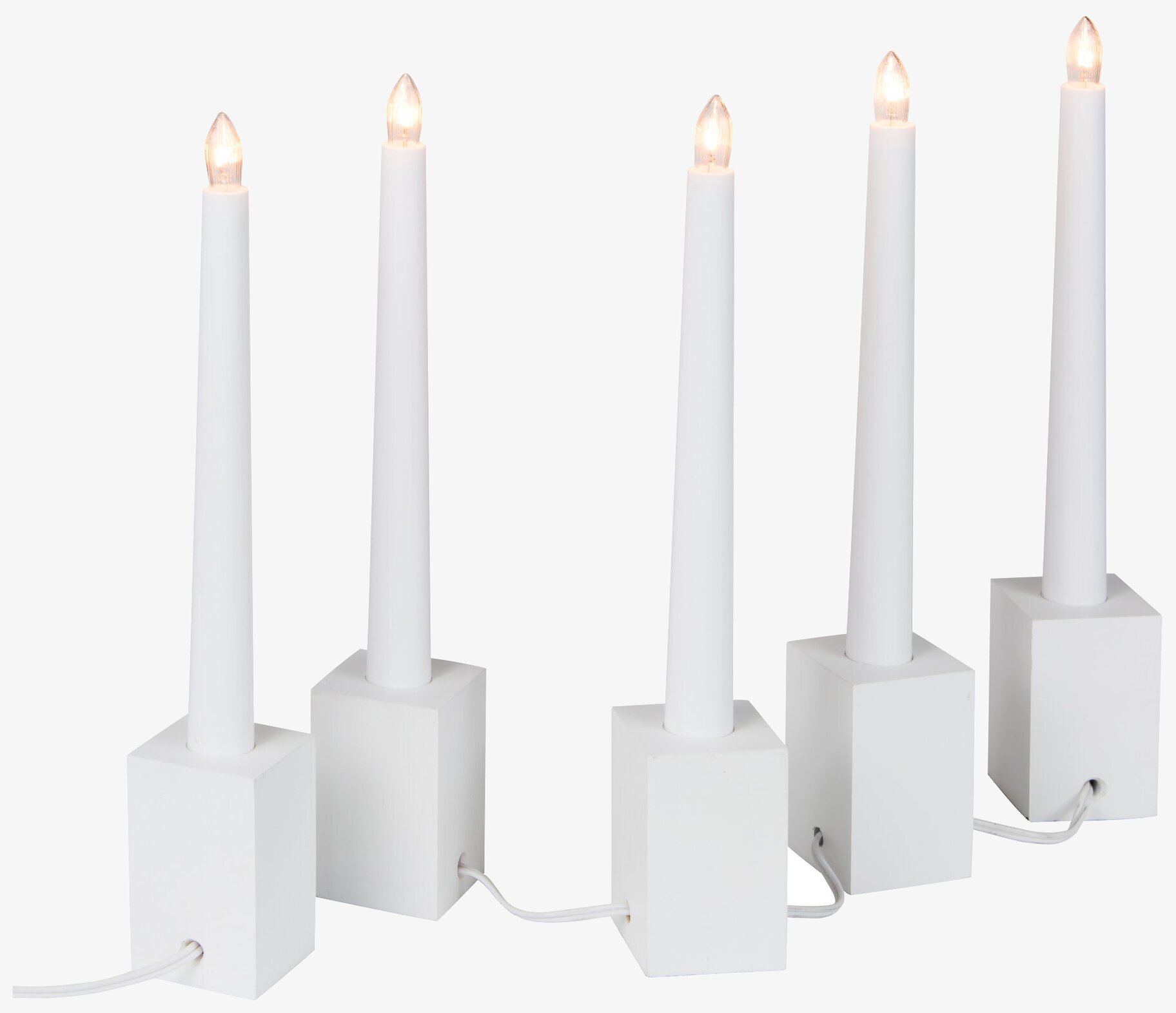 Bild av stilren adventsljusstake med minimalistisk design