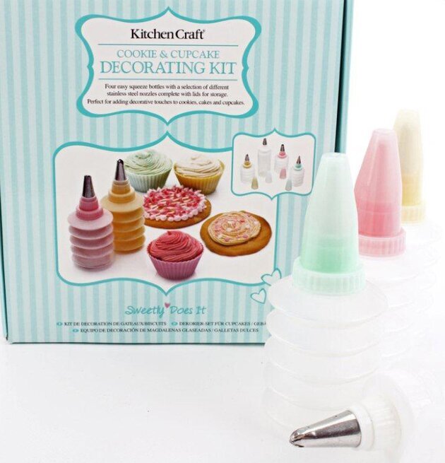 Bild av dekorativt kit för cupcakes och kakor