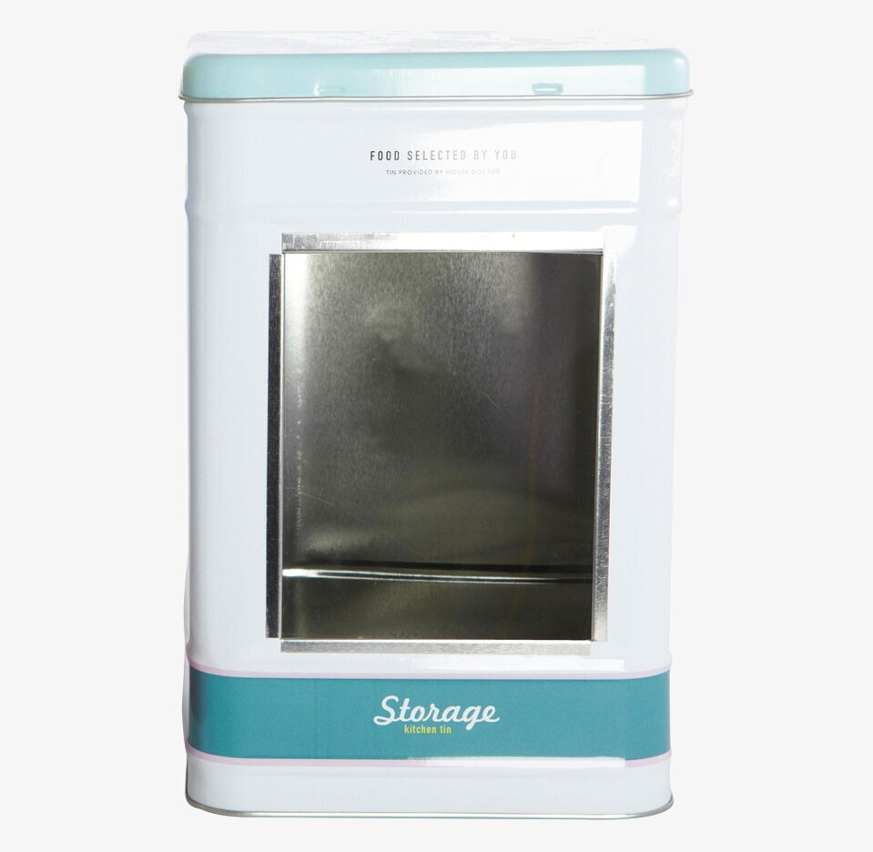 Bild av stilren plåtburk för praktisk förvaring hemma