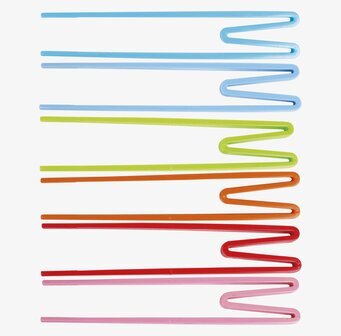 Bild av färgglada ätpinnar för barn med unik design