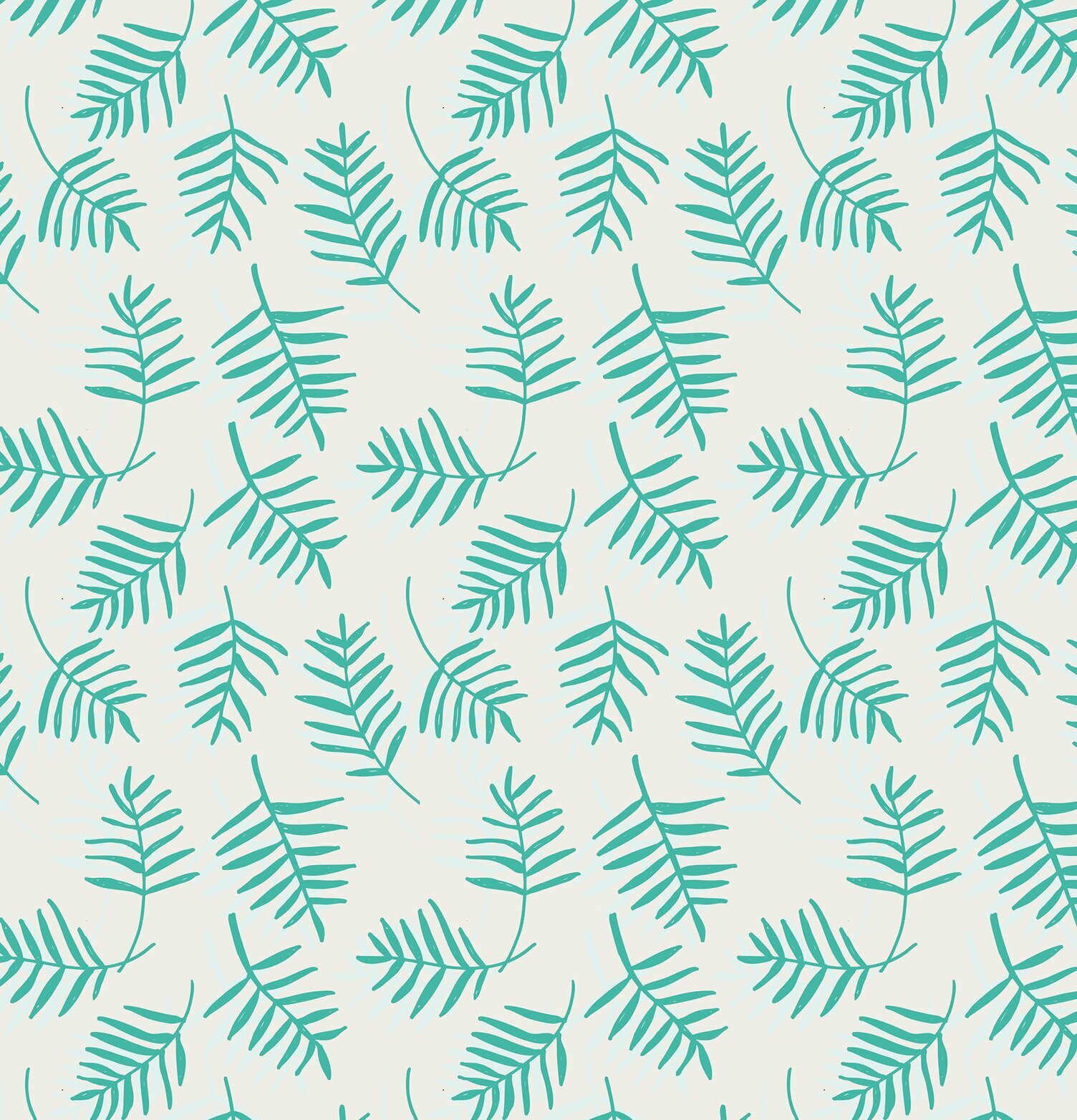 Tallrik Palm Leave Print från Rice med palmbladsdesign
