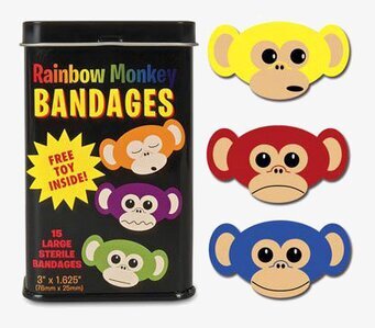 Bild: Färgglada plåster med lekfull design för barn